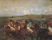 Edgar Degas The Gentlemen's Race Before the Start (mk09) oil painting picture wholesale